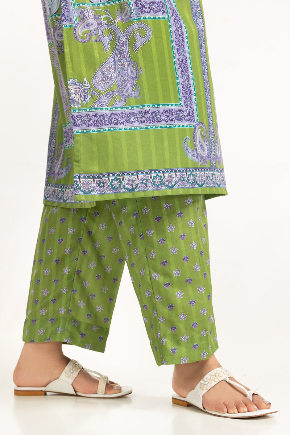Textured Dobby Printed Co-Ord Set
