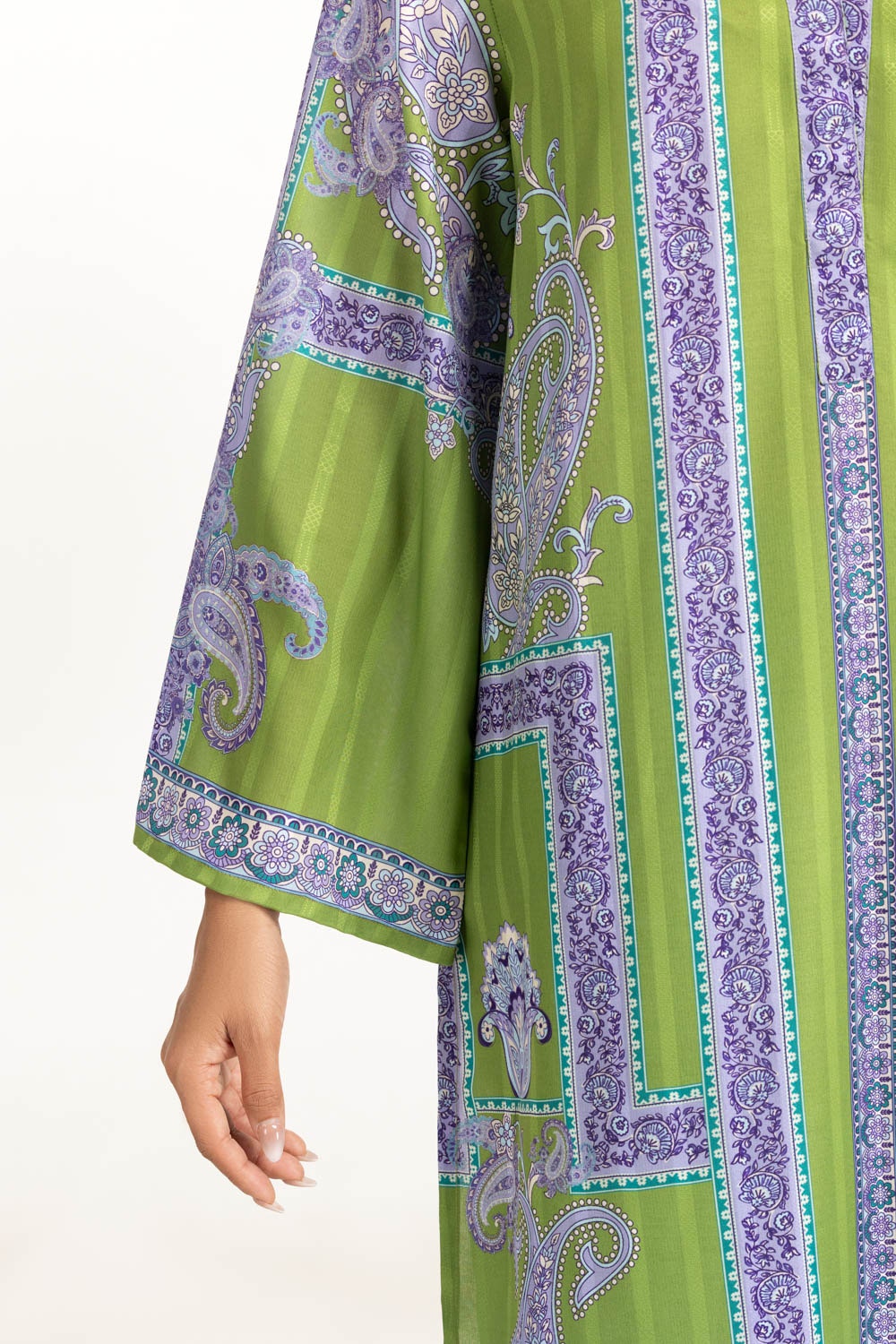 Textured Dobby Printed Co-Ord Set IPST-44822