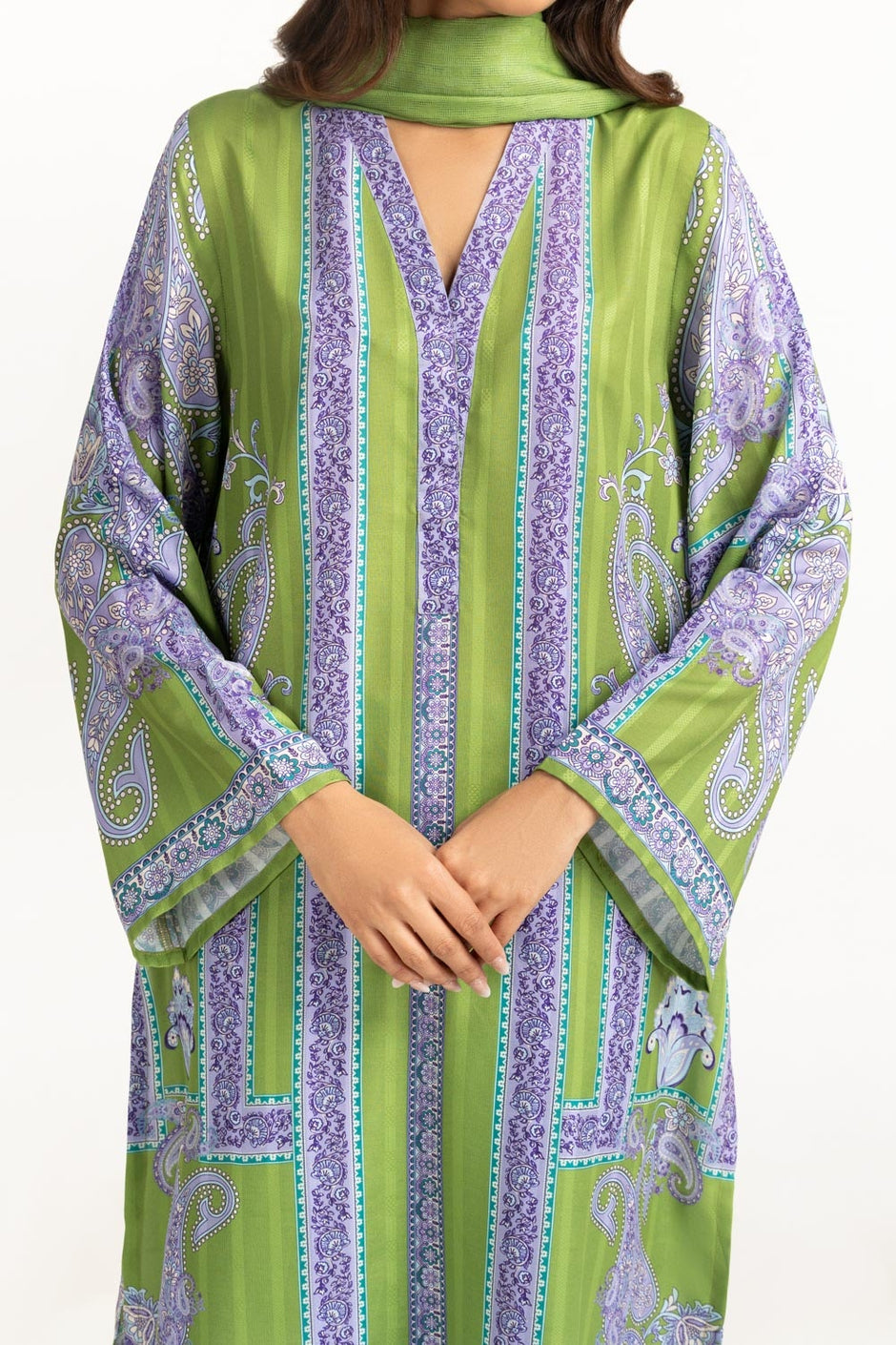 Textured Dobby Printed Co-Ord Set