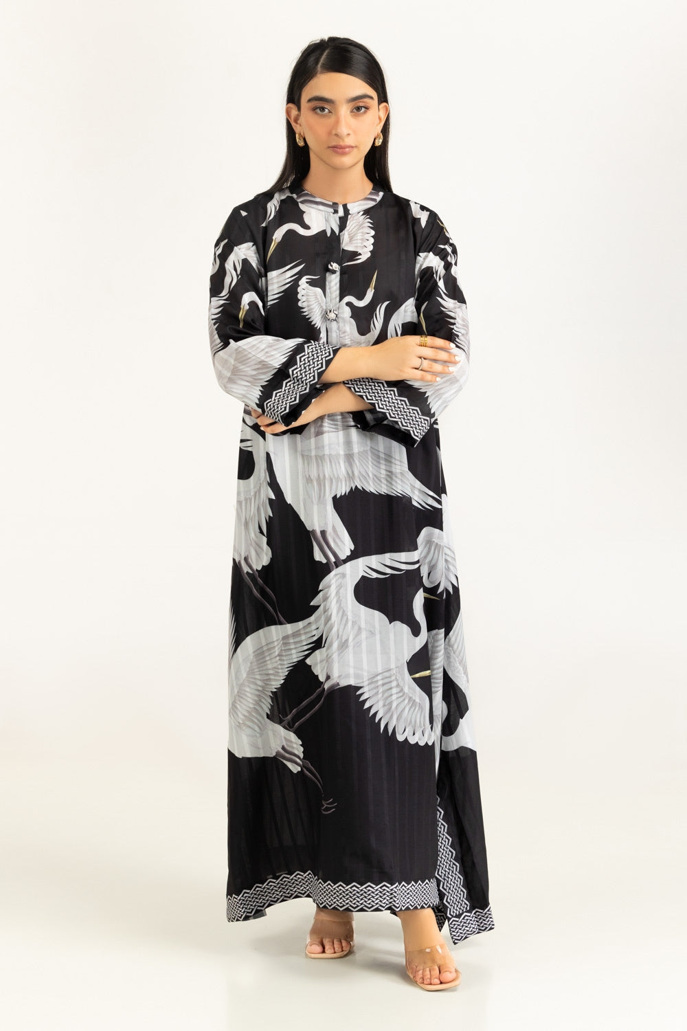 Textured Dobby Printed Co-Ord Set IPST-44925