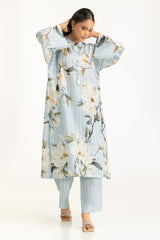 Textured Dobby Printed Co-Ord Set IPST-44927-A