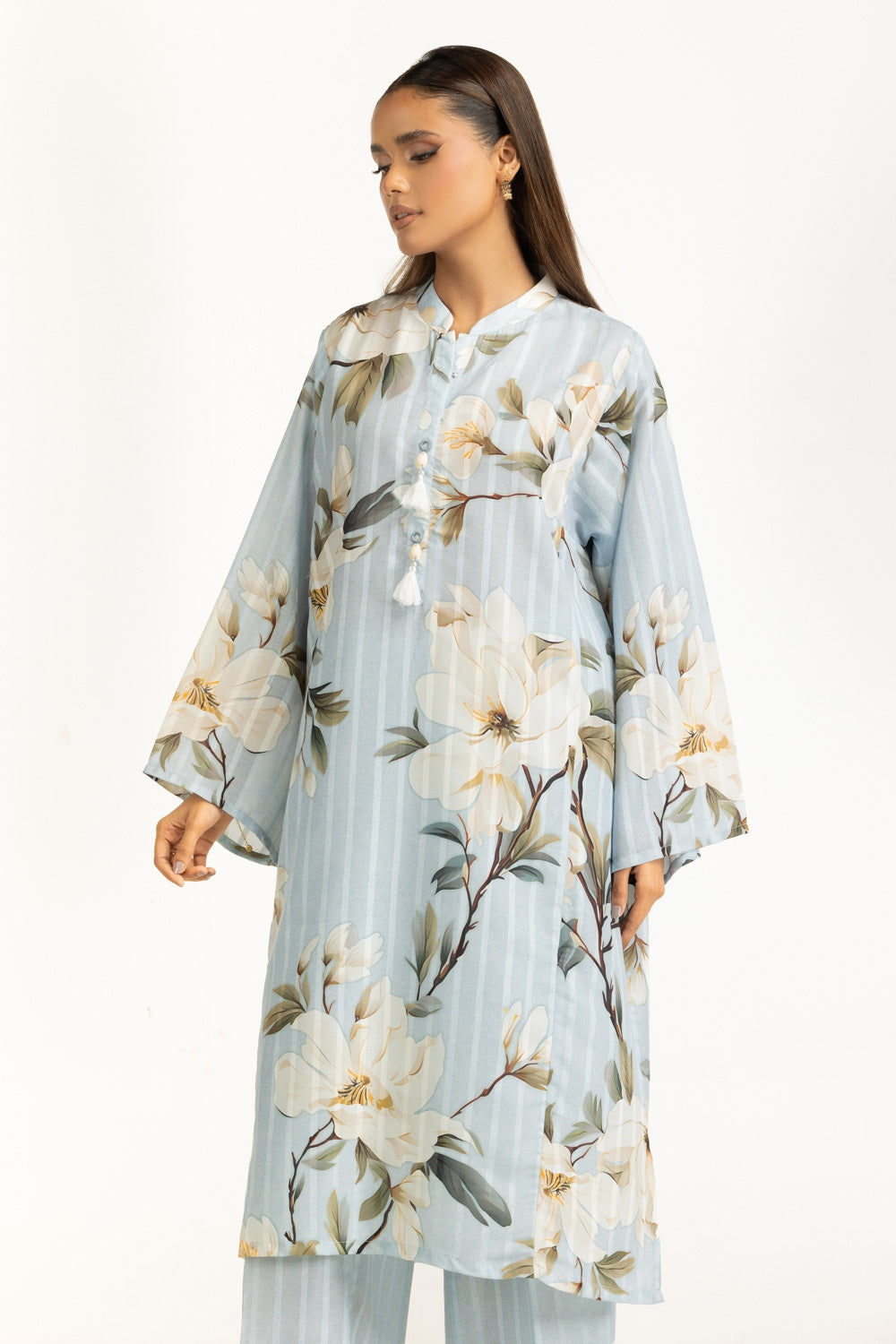 Textured Dobby Printed Co-Ord Set IPST-44927-A