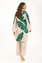 Textured Dobby Printed Co-Ord Set IPST-44933
