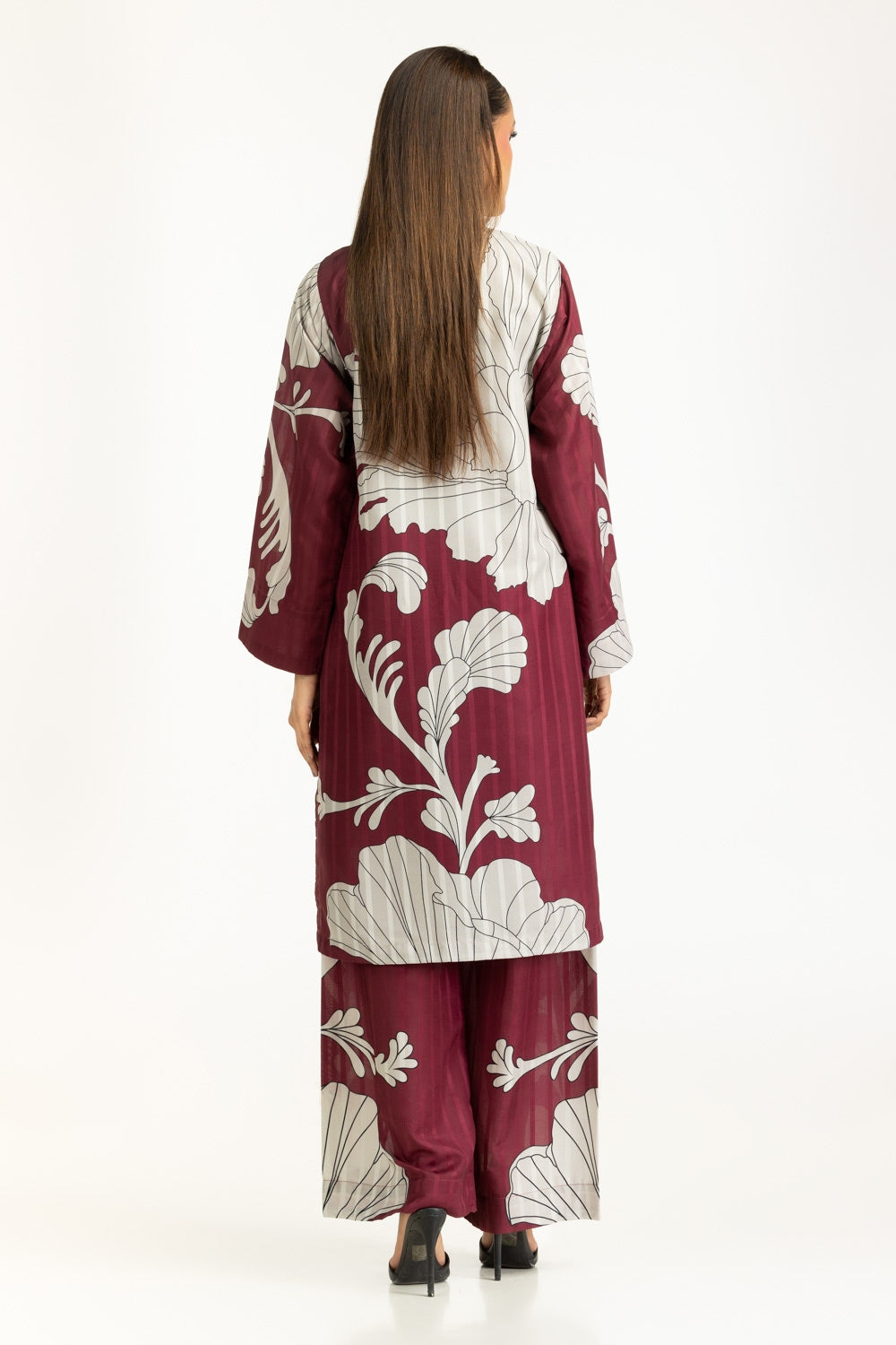 Textured Dobby Printed Co-Ord Set IPST-44952-A