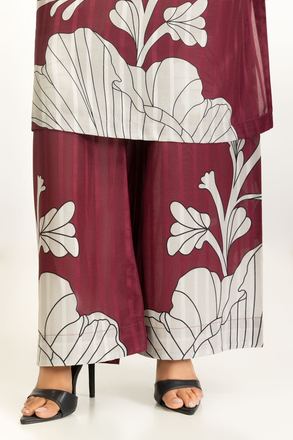 Textured Dobby Printed Co-Ord Set IPST-44952-A