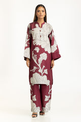 Textured Dobby Printed Co-Ord Set IPST-44952-A