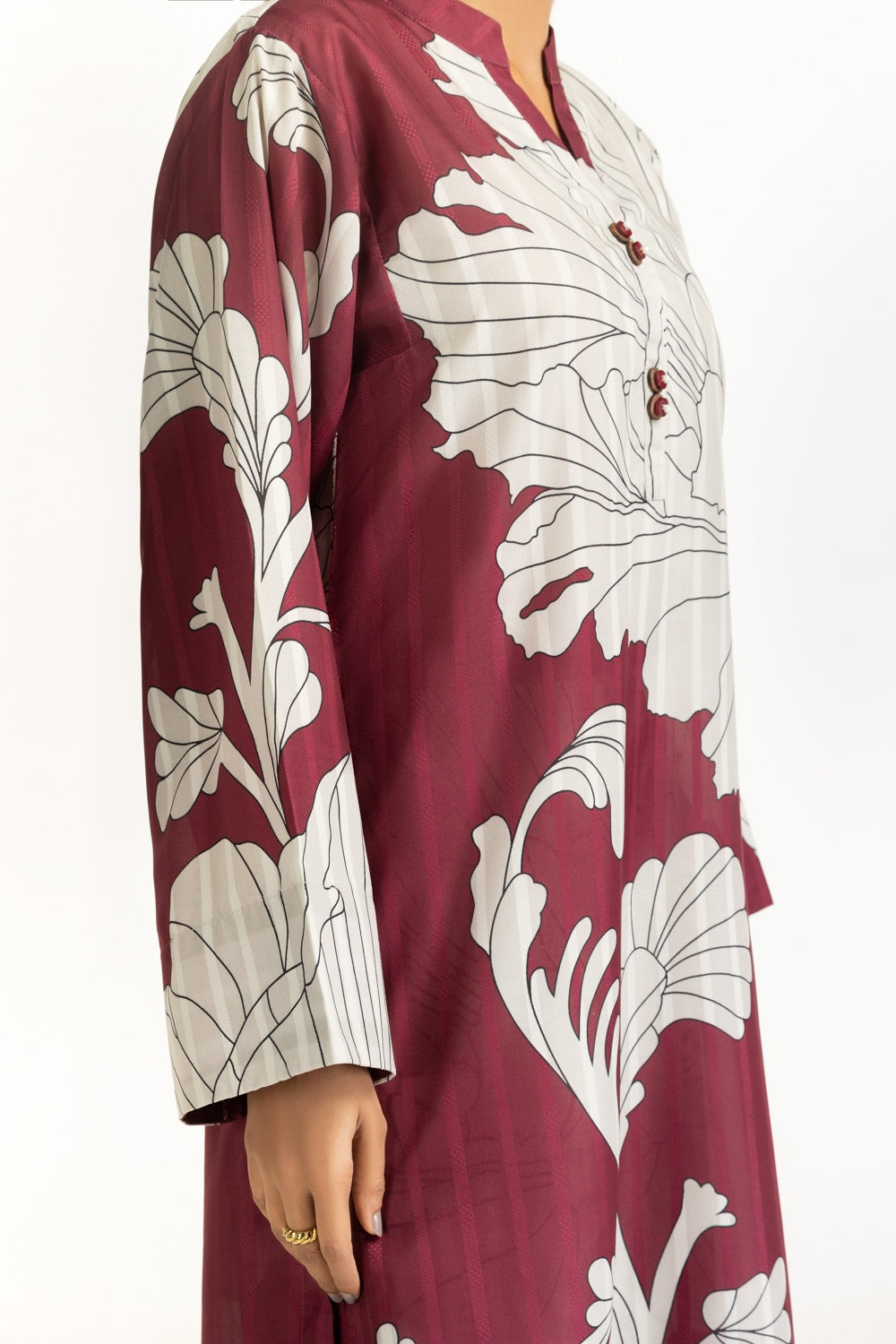 Textured Dobby Printed Co-Ord Set IPST-44952-A