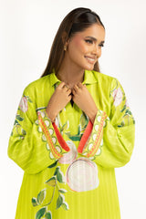 Textured Dobby Printed Kaftan IPS-44674