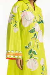 Textured Dobby Printed Kaftan IPS-44674