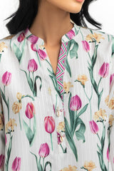 Textured Dobby Printed Shirt IPS-44511