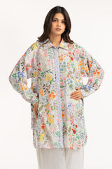 Textured Dobby Printed Shirt IPS-44683