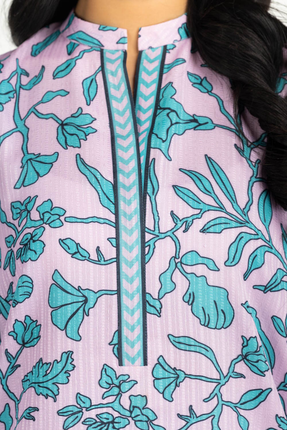 Textured Dobby Printed Shirt IPS-44714