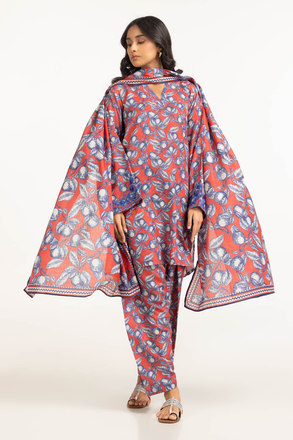 Textured Dobby Printed Shirt IPS-44715