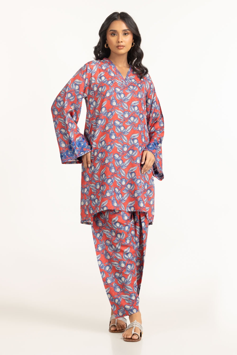 Textured Dobby Printed Shirt IPS-44715