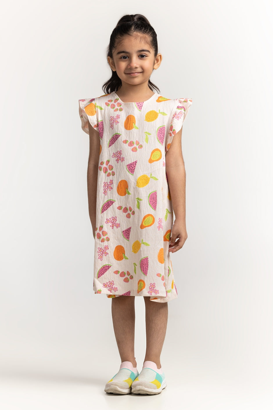 Textured Printed Dress TG-DRS-SS24-411