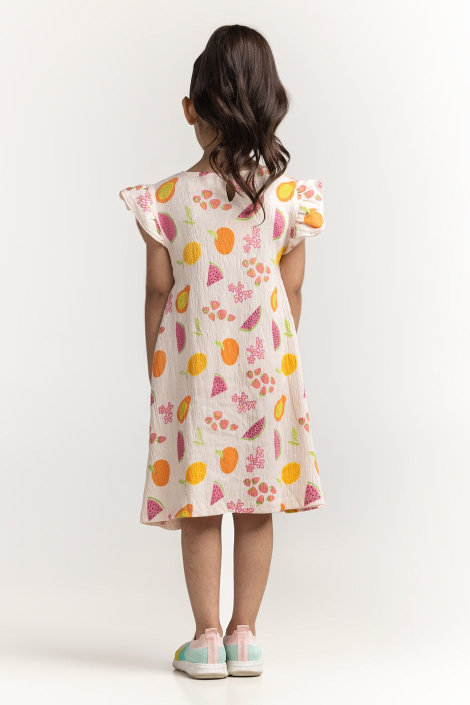 Textured Printed Dress TG-DRS-SS24-411