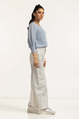 Textured Round Neck Blouse WM-CS-SS24-018