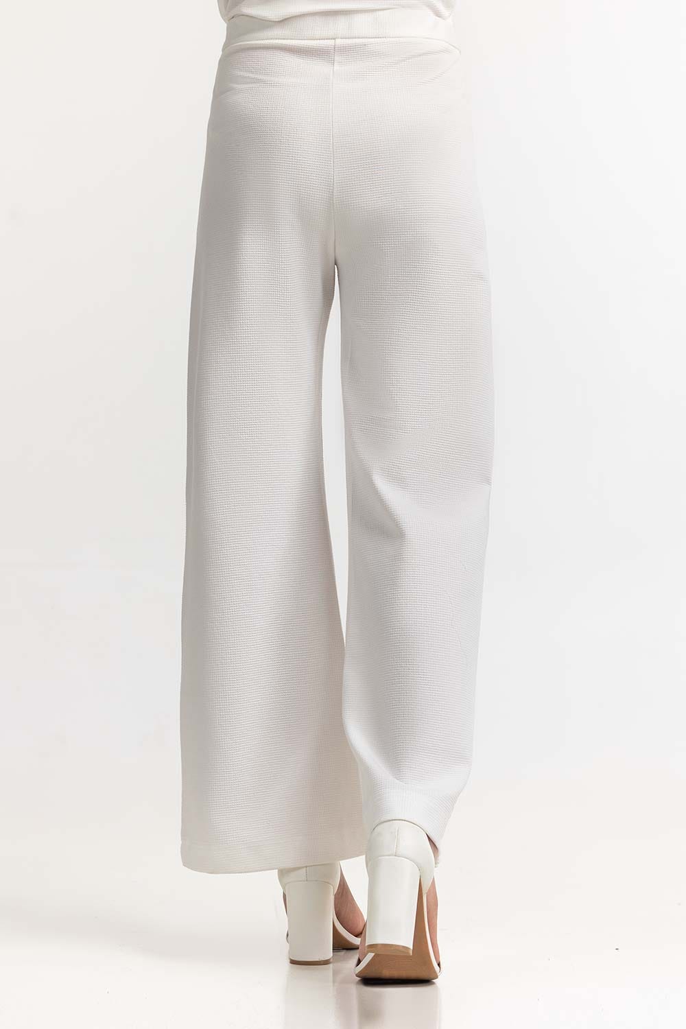 Textured Straight leg Trouser WM-TRKN-SS24-103
