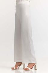 Textured Straight leg Trouser WM-TRKN-SS24-103