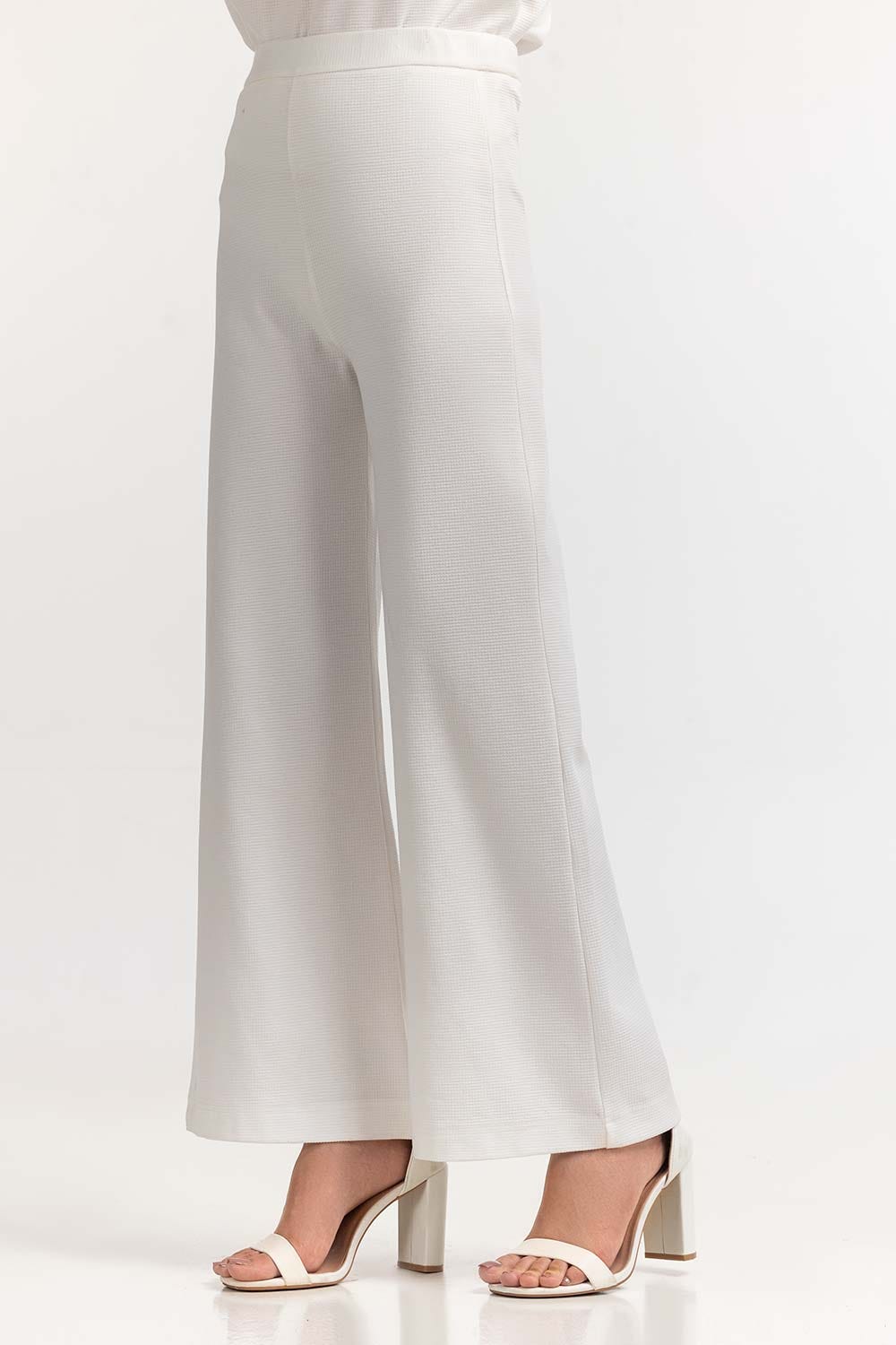 Textured Straight leg Trouser WM-TRKN-SS24-103