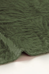 AW24-Thyme Embossed Single Ply Fleece Throw