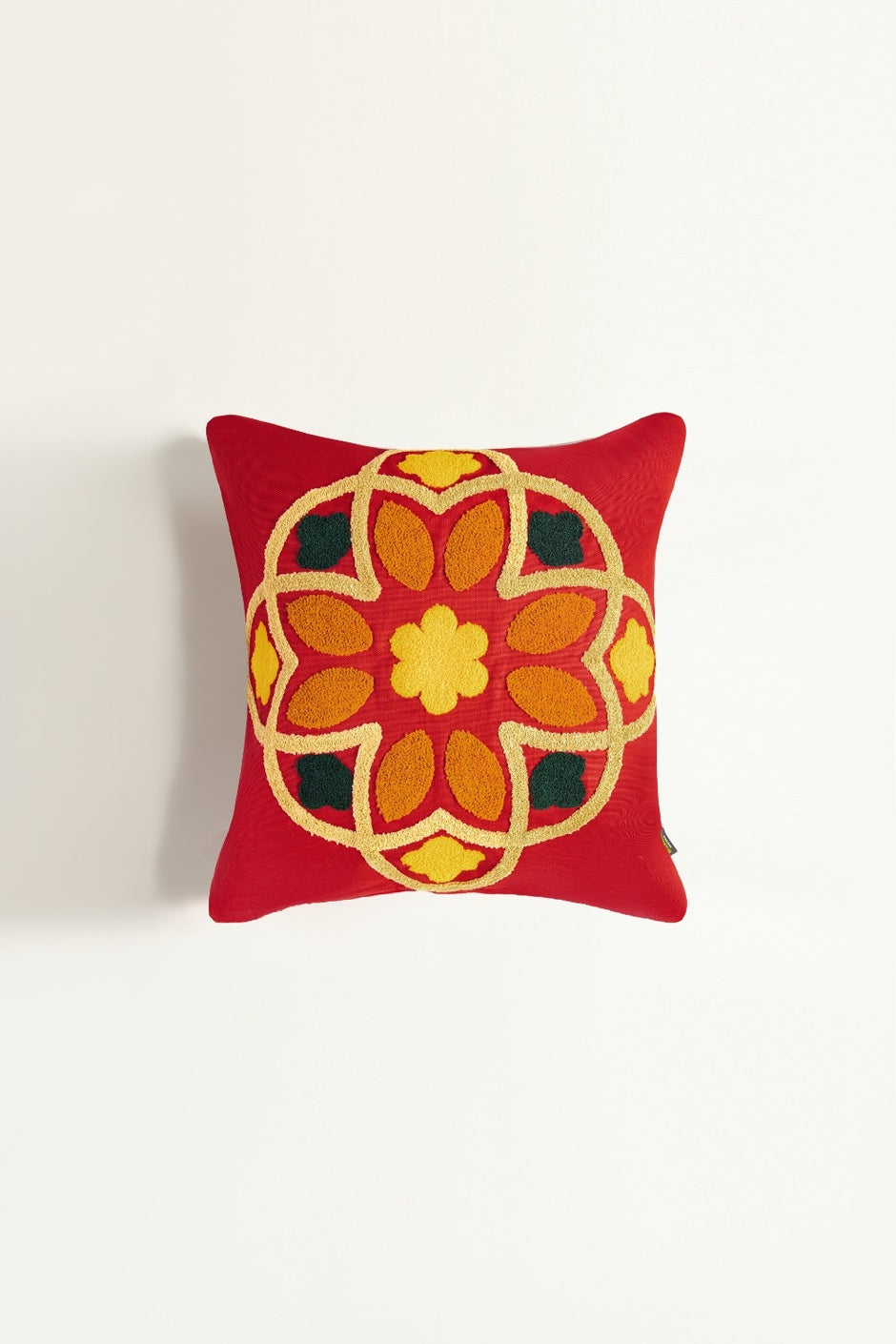 Tiles 2 Terry Embroidered Cushion Cover