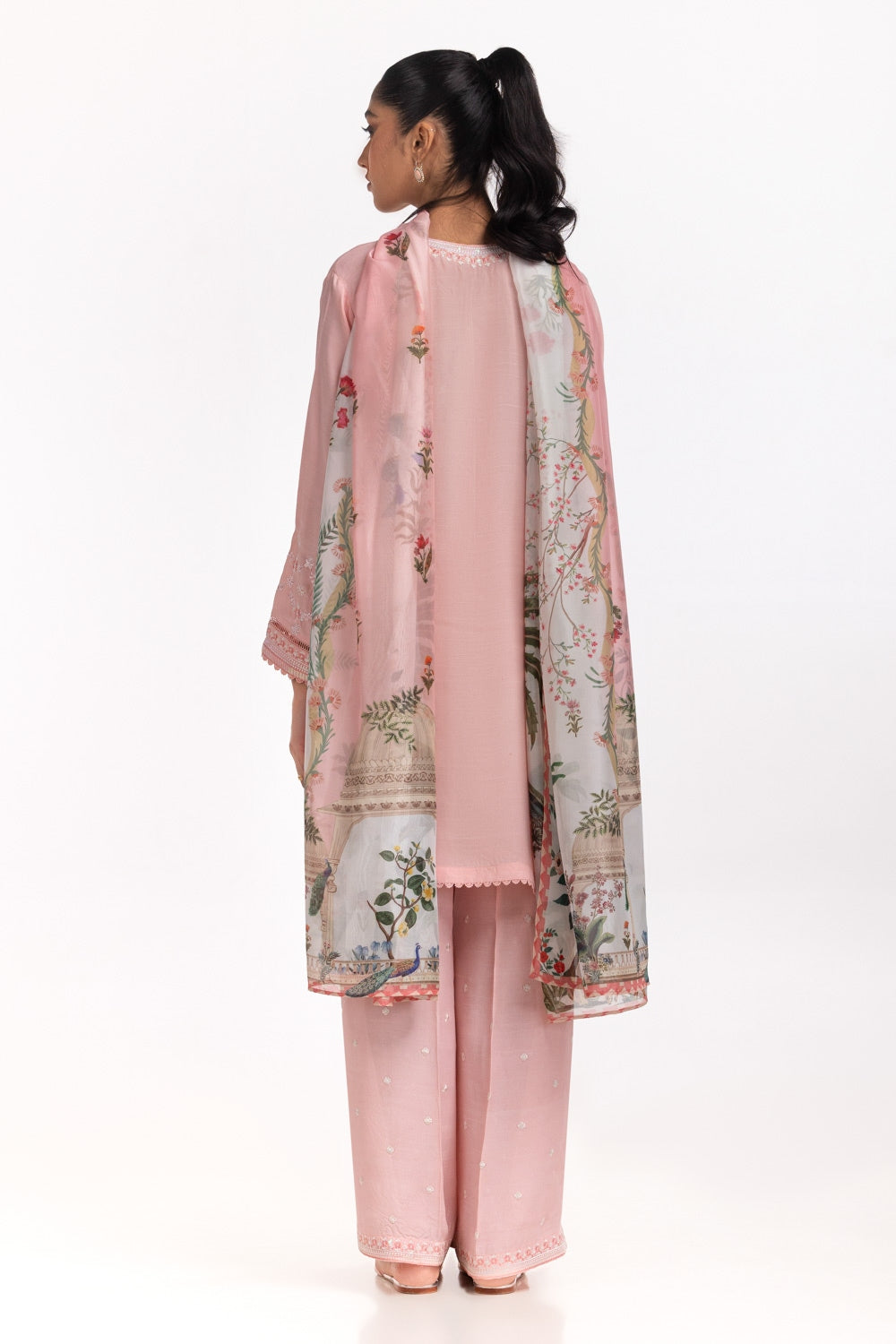 Tissue Silk Printed Dupatta IPD-44643