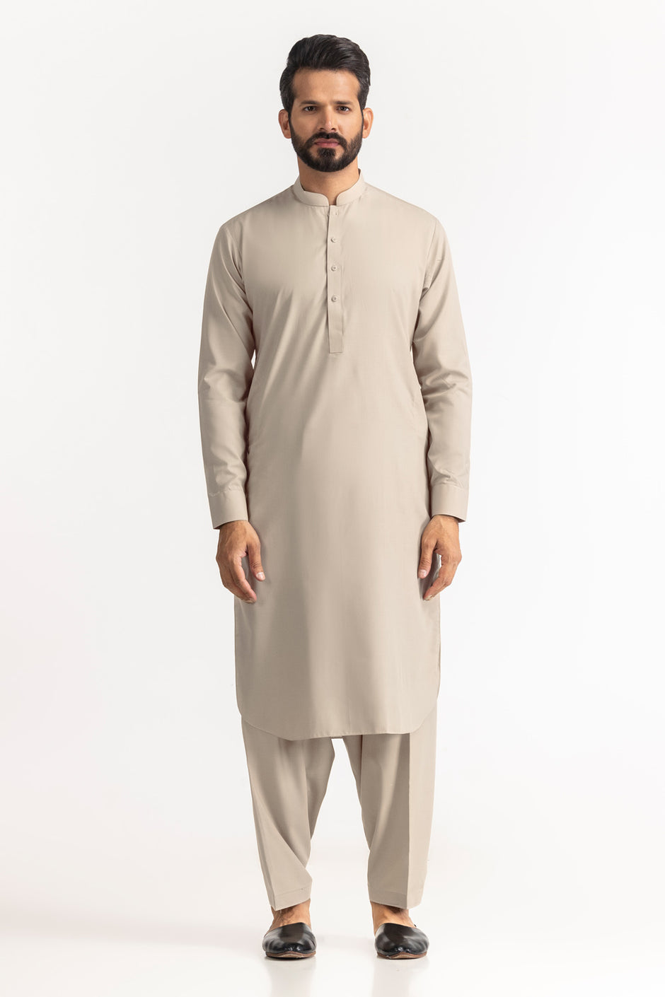 Titanium Latha Unstitched Fabric Cotton-LF