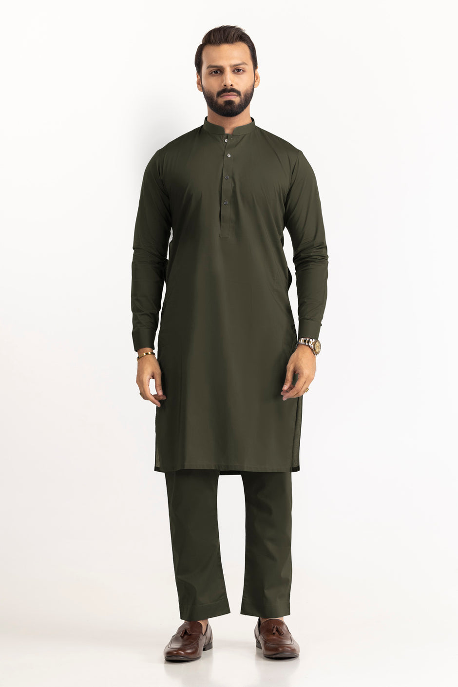 Titanium Latha Unstitched Fabric Cotton-LF
