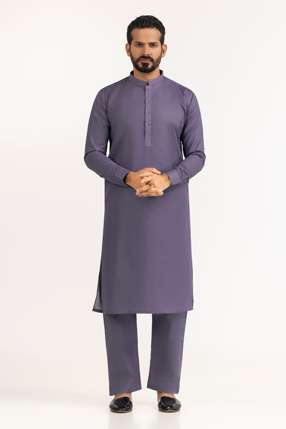 Titanium Latha Unstitched Fabric Cotton-LF