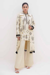 2 Piece Unstitched Embroidered Khaddar Suit TK-42002