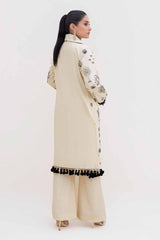 2 Piece Unstitched Embroidered Khaddar Suit TK-42002