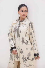 2 Piece Unstitched Embroidered Khaddar Suit TK-42002