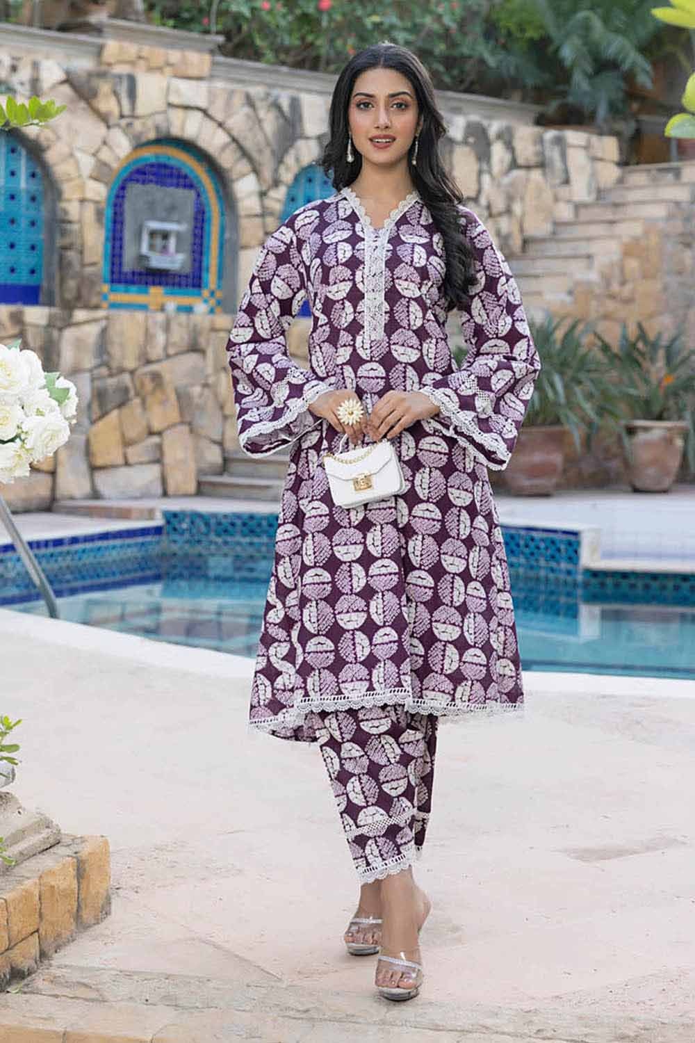 2 Piece Lawn Unstitched Suit Shirt Trouser TL-32054