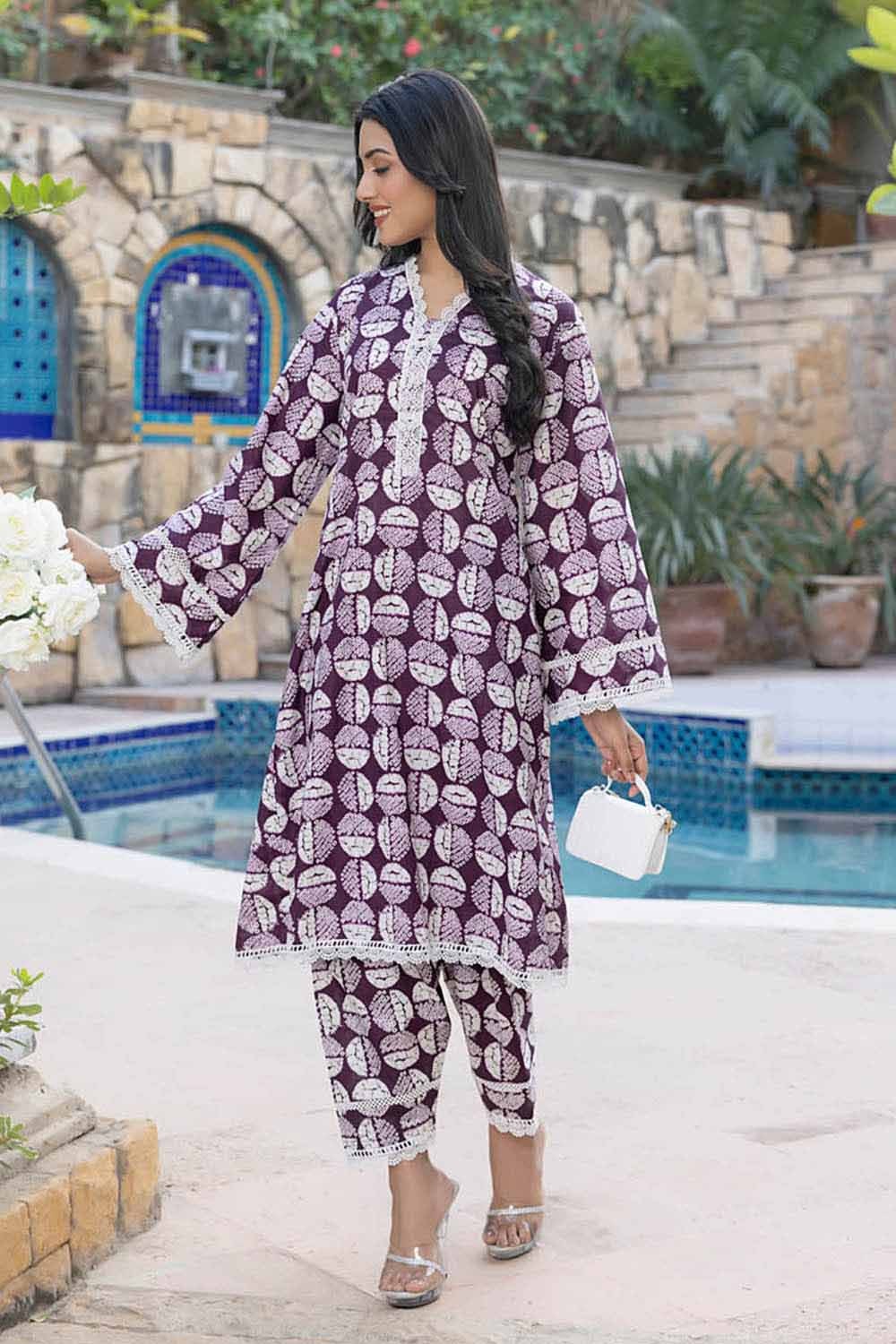 2 Piece Lawn Unstitched Suit Shirt Trouser TL-32054
