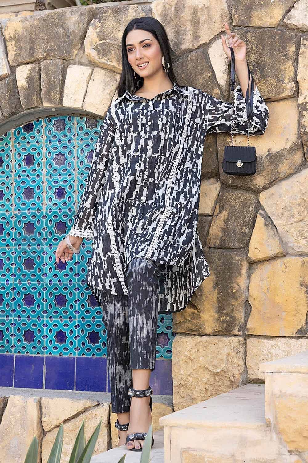 2 Piece Lawn Unstitched Digital Printed Suit