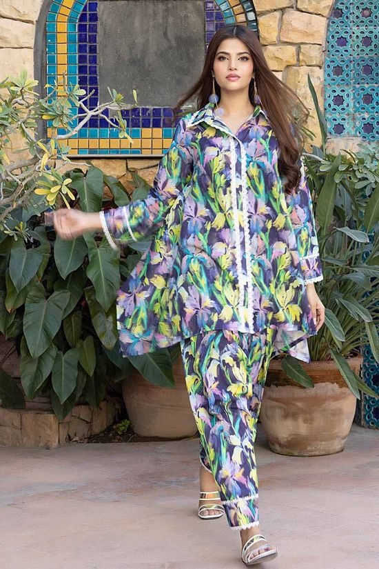 2 Piece Lawn Unstitched Digital Printed Suit TL-32056