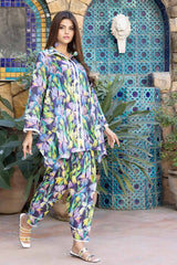 2 Piece Lawn Unstitched Digital Printed Suit TL-32056