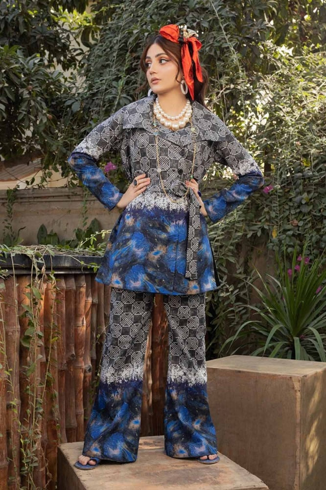 2 Piece Printed Unstitched Lawn Suit TL-42020