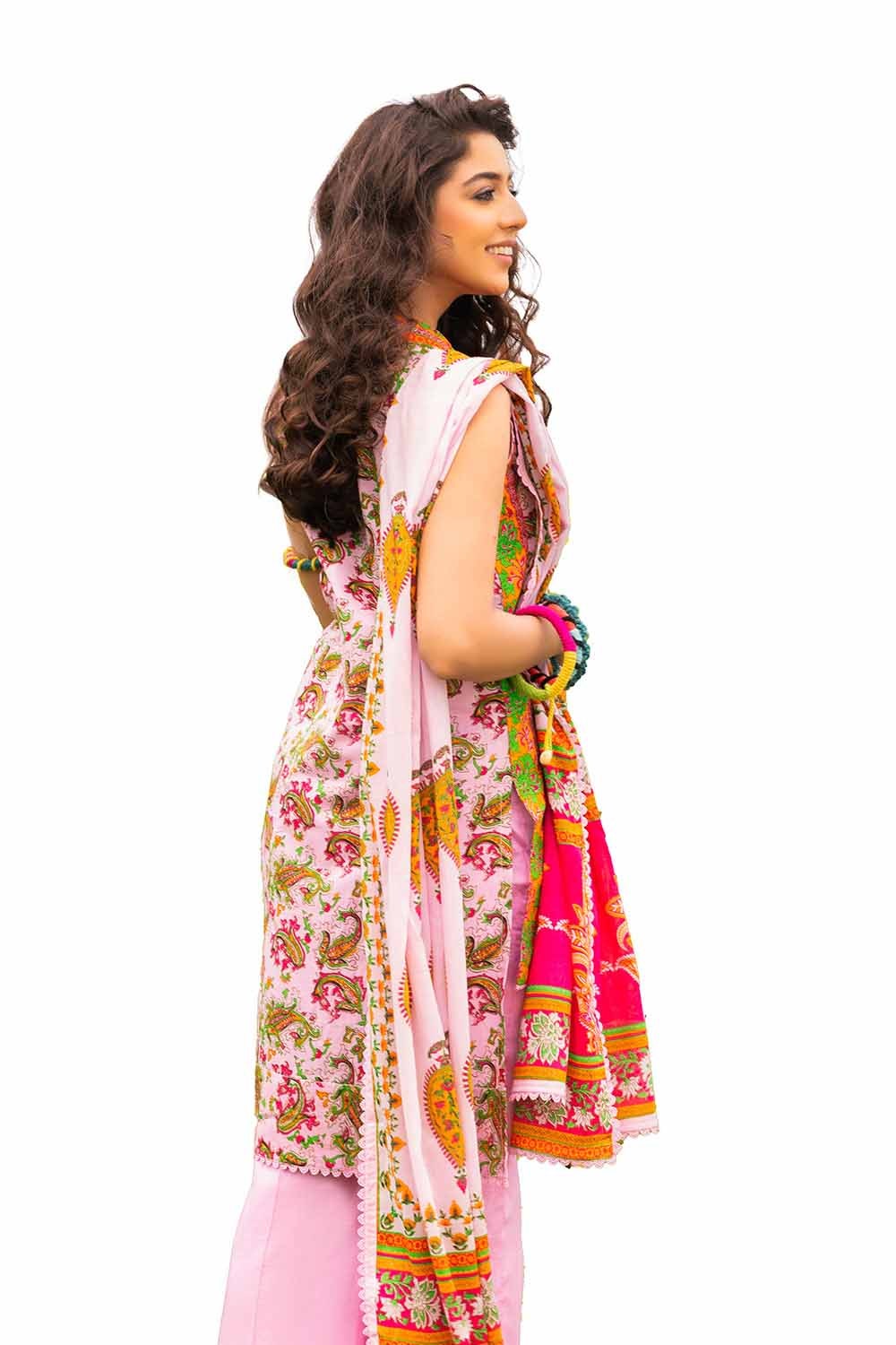 2 Piece Unstitched Printed Lawn Suit