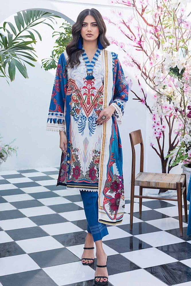 2 Piece Printed Unstitched Lawn Suit TL-42033