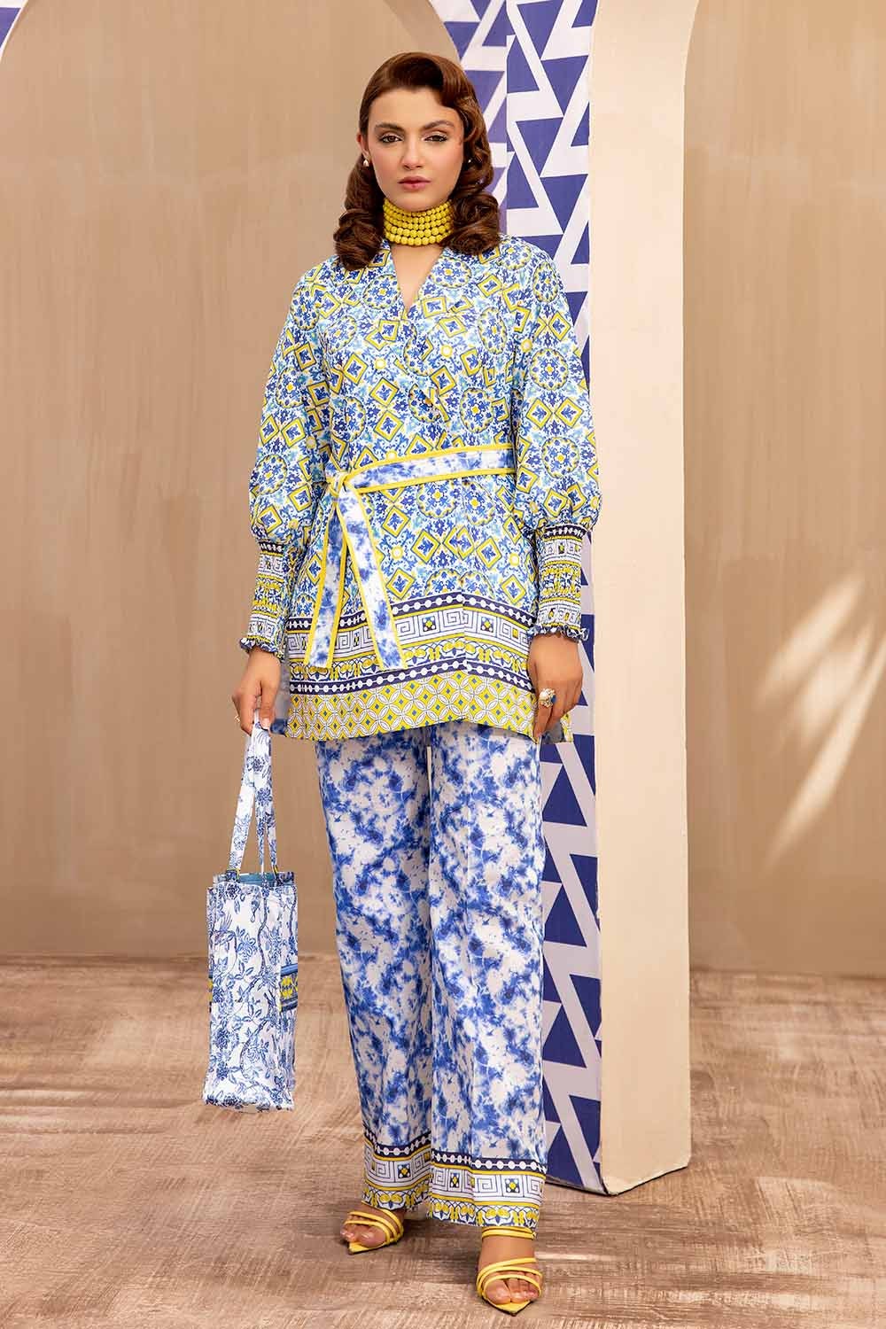 2 Piece Unstitched Printed Lawn Suit