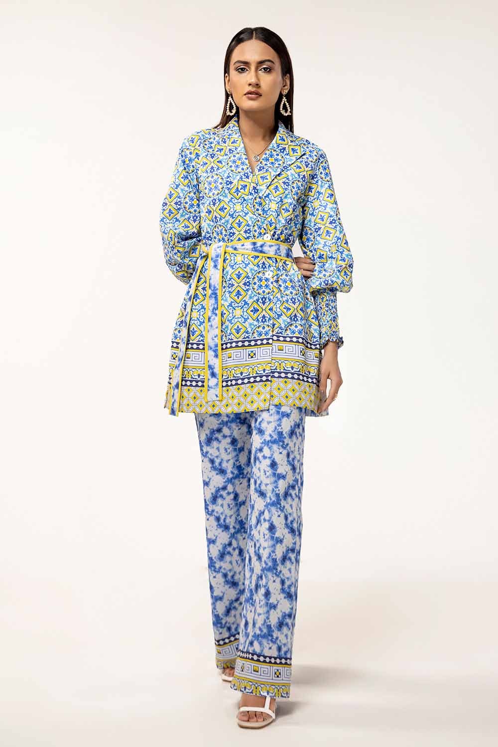 2 Piece Unstitched Printed Lawn Suit