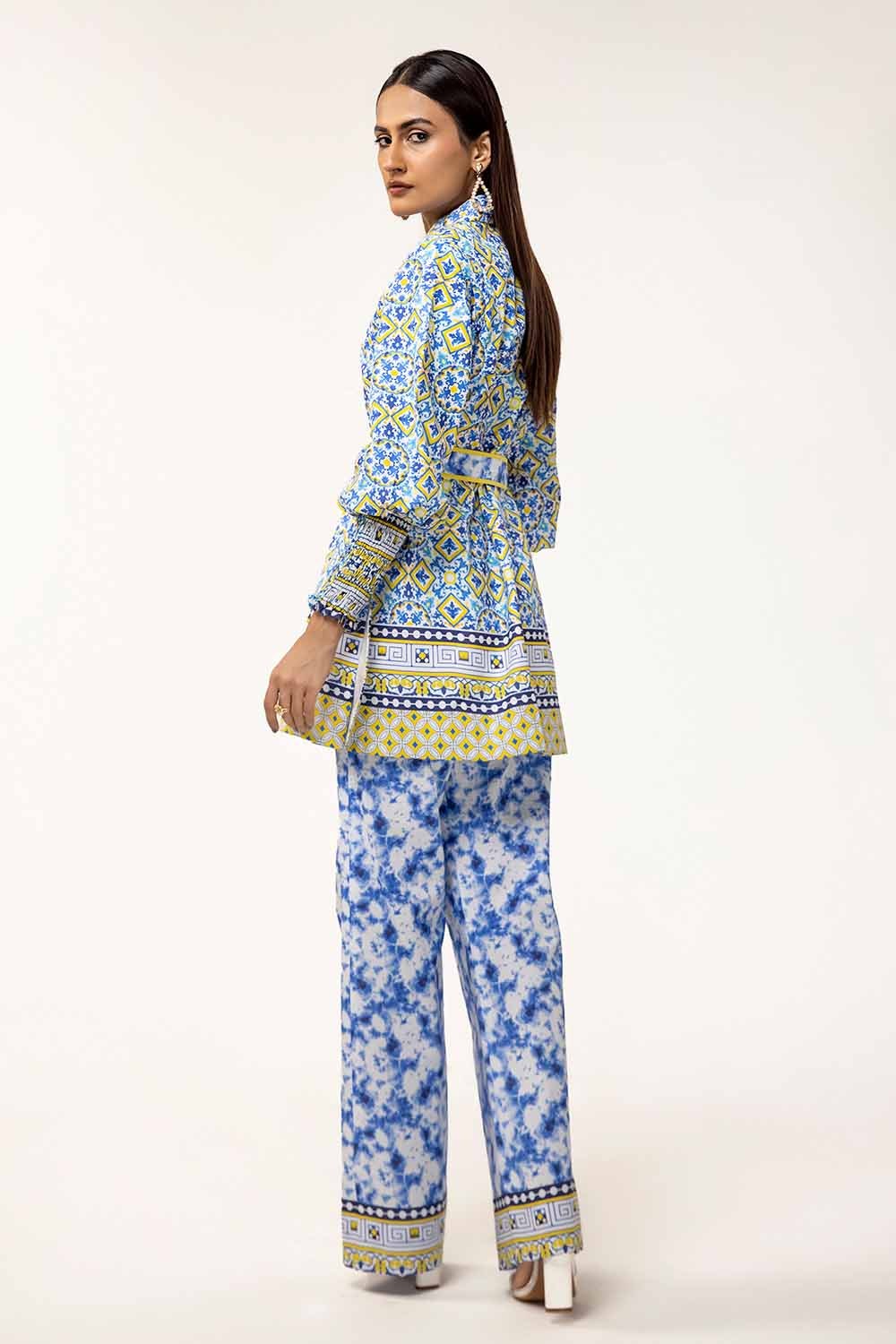 2 Piece Unstitched Printed Lawn Suit