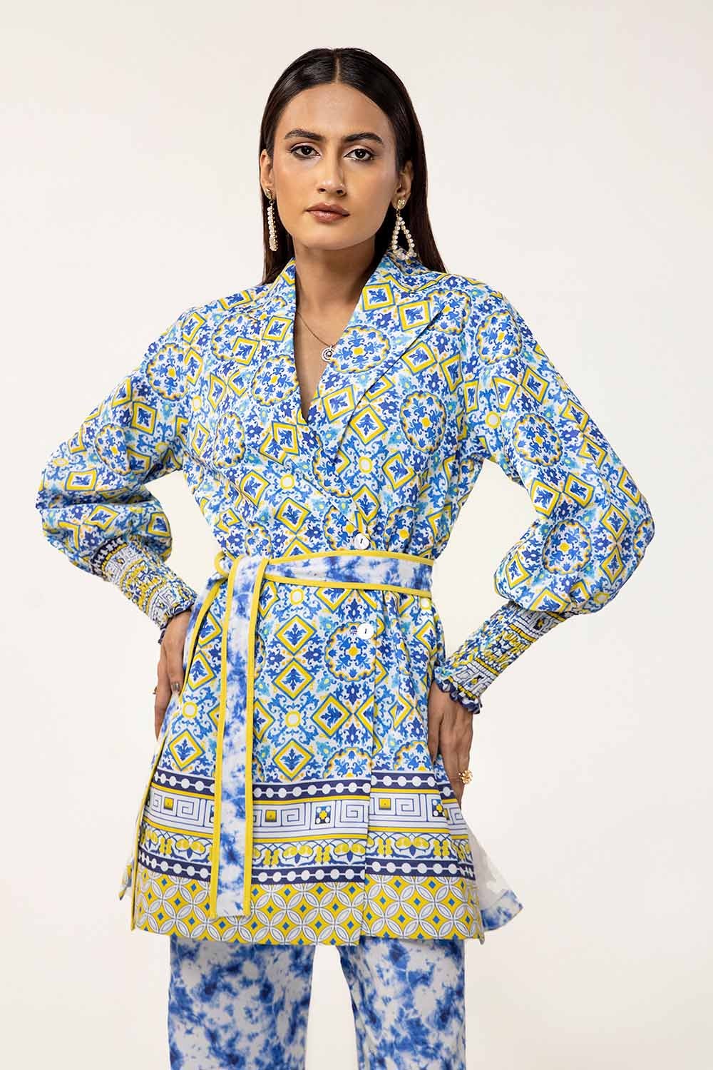 2 Piece Unstitched Printed Lawn Suit