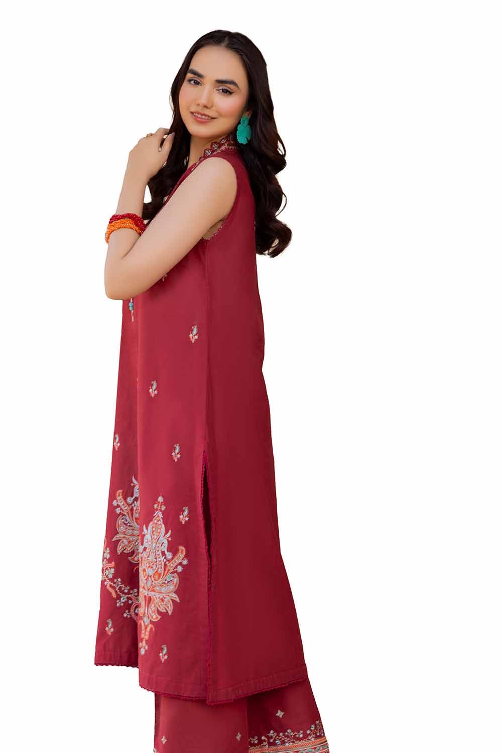 2 Piece Unstitched Embroidered Lawn Suit TL-42055