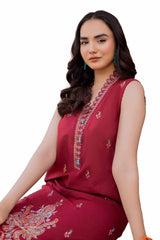 2 Piece Unstitched Embroidered Lawn Suit TL-42055
