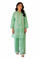 2 Piece Unstitched Embroidered Lawn Suit TL-42056
