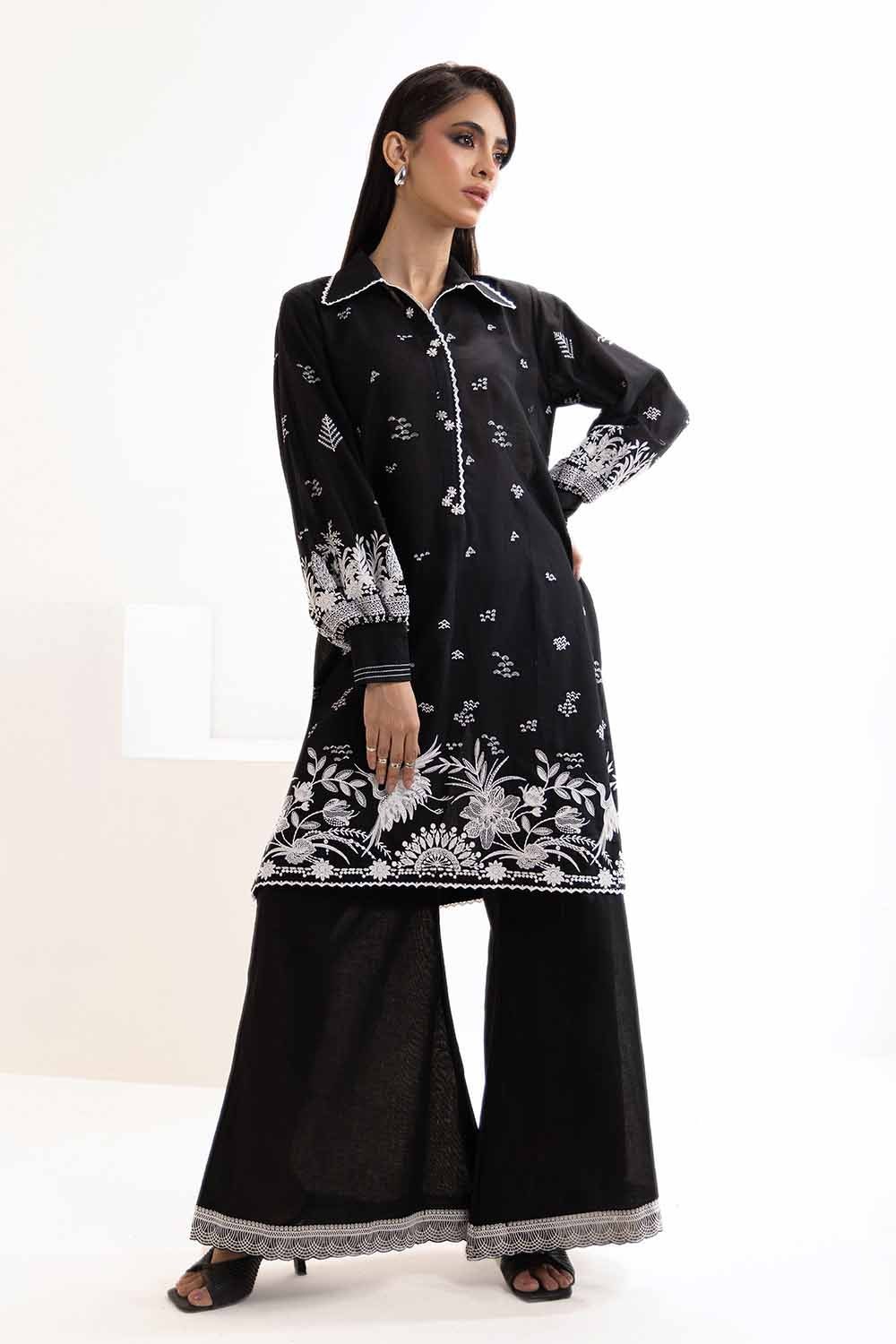 2 Piece Unstitched Embroidered Lawn Suit TL-42058