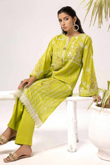 2 Piece Unstitched Embroidered Lawn Suit TL-42069